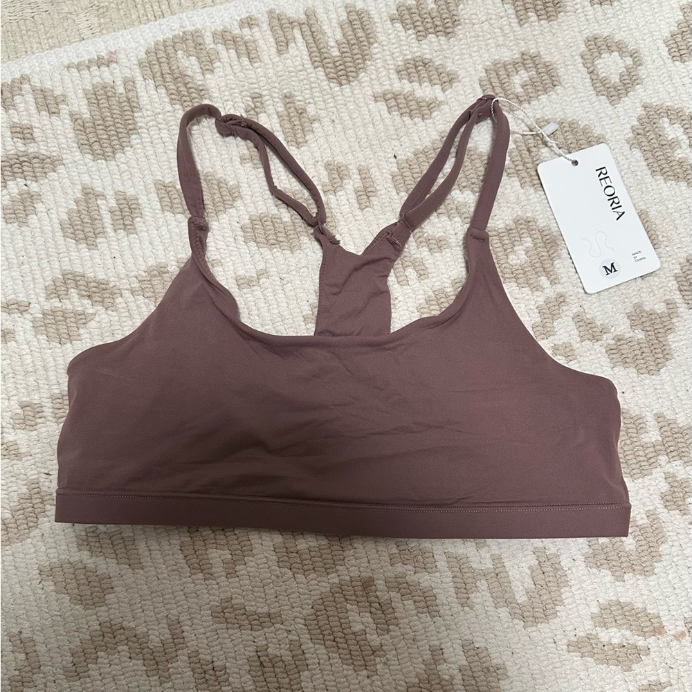 Reoria Women's Brown Sports Bra
